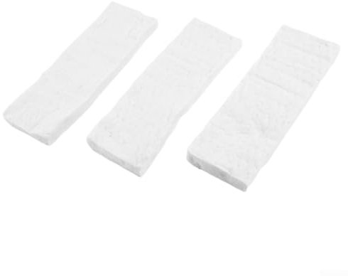 3 esponjas de cerámica para una combustión fiable y segura en chimeneas y quemadores de gel (30 x 10 x 2,3 cm)