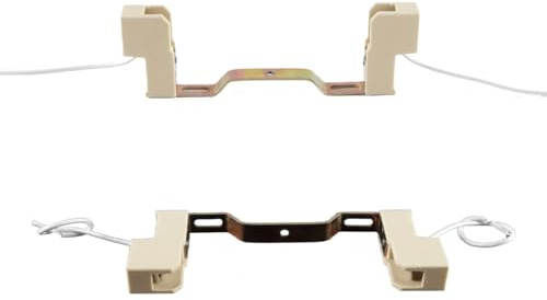 Ausi 4 Stück 118 mm R7S-Fassung, Keramik-Lampenfassung, Halogen-Fassungskonverter für Flutlicht, Arbeitslicht, Lampenteile (weiß)