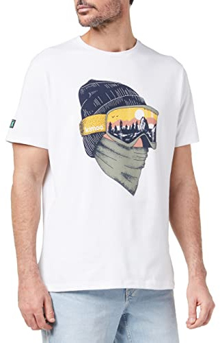 KIMOA T-Shirt Goggles Weiß Tshirt, S