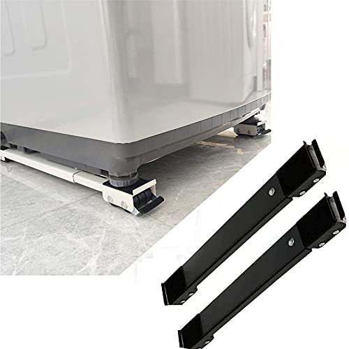Washing Machine Base Stand,Adjustable Underframe For Refrigerator/Dryer,Multifunctional Furniture Roller Base Adjustable,Non-slip With Lock Fixed,Suitable For Dryer/Cabinet/Sofa Etc,with 24 Wheels