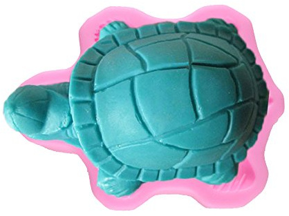 Stampo in silicone a forma di tartaruga, stampo per decorazione torte a forma di tartaruga, 1 pezzo