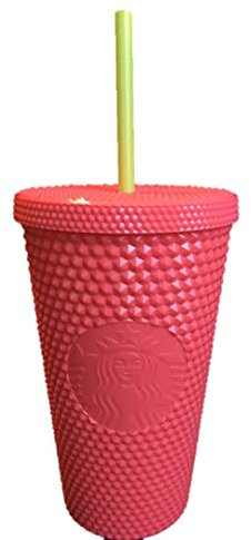 Starbucks Dragonfruit Becher mit Nieten, Sommer 2022 Grande 473 ml