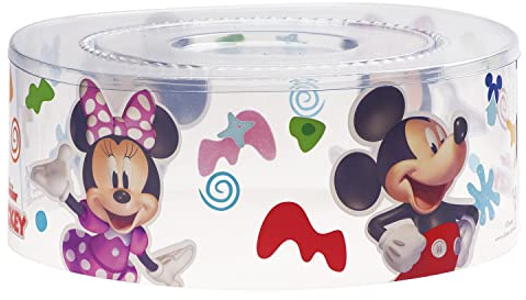 Dekora - Mickey & Friends Tortenhaube zum Kerzen Einstecken | Kunststoff Tortenabdeckung zum Ausblasen von Kerzen Hygienisch und Wiederverwendbar - 25 cm Durchmesser x 12 cm Hoch