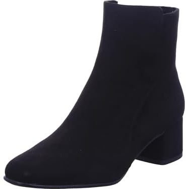 MARCO TOZZI Damen Stiefeletten mit Absatz Elegant mit Reißverschluss, Schwarz (Black), 41 EU