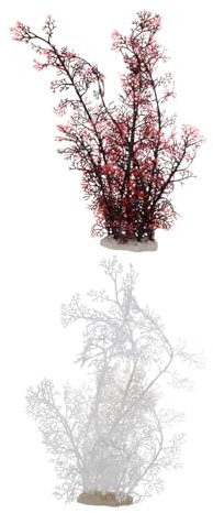 BESPORTBLE 2stücke Künstliche Aquariumpflanzen Als Wasserpflanzen-Ornament Realistische Unterwasserpflanzen Für Aquarien-Dekoration Aquarium-Gras