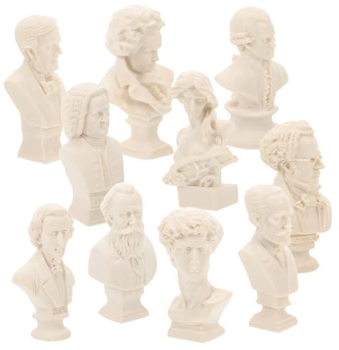 ULDIGI 10pezzi Modelli Gesso per Schizzi di Figure Strumento di Apprendimento Artistico per Sculture e Disegni Creativi Facile da Lavorare con Materiale Leggero e Dettagli Curati