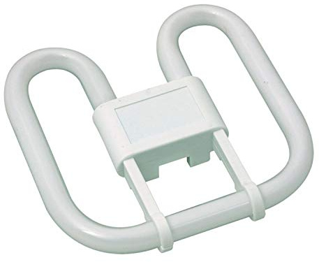 28W 2D Square Light 4-Pin GR10Q Energy Saving Light,2000+ lumens, Bulb Cool White-4000Kfor Home, Offices [Energy Class A]