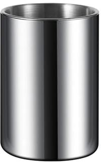 SDA287MZ Aschenbecher Tragbarer Tisch-Aschenbecher, Haushalts-Edelstahl-Trichter, aschesicherer Aschenbecher, Multifunktions-Raucherzubehör for Büro und Auto Windaschenbecher(Silver)
