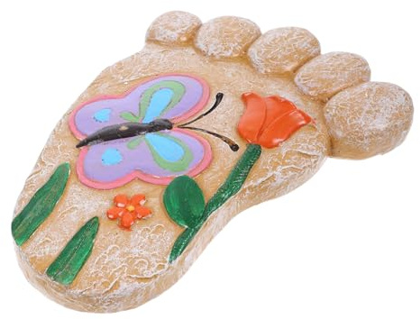 Toddmomy Garten Trittsteine Aus Langlebigem Resin Für Gartenwege Kreative Fußabdruck-designs Zur Dekorativen Gestaltung Von Villen Und Höfen Für Rasen Und Landschaftsgestaltung