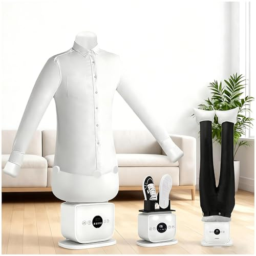 SHEUAO Plancha Camisas | para Camisas,Blusas Y Pantalones Sin Arrugas| Maniquí De Planchado con 1400 Vatios De Gran Potencia,La Temperatura De Calentamiento Alcanza Los 60-70°C A