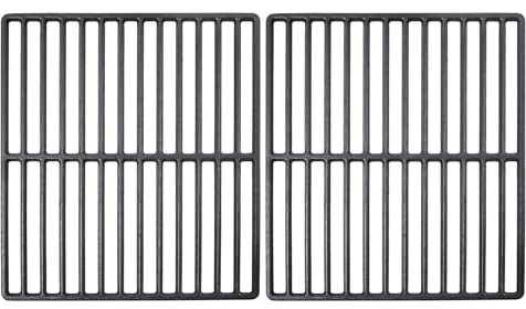 TAINO Grillrost BRANDO 4+1 Gusseisen Rost Set 2-tlg. 60x34 cm Gussrost Gasgrill Zubehör