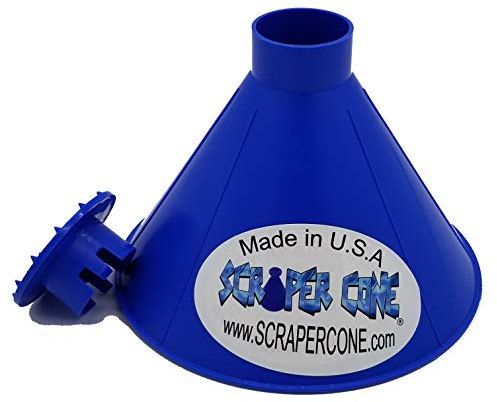 SCRAPER CONE®️ The Original Ice Scraper, Snow Removal Made in The USA Magical Frost Removal Funnel Shaped Cleaning Tool Car Windshield Deicer Magic Scrapers Instascrape round snow shovel brush