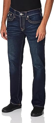 True Religion Ricky jeans med raka ben, leriga vatten, 29 B x 32 L