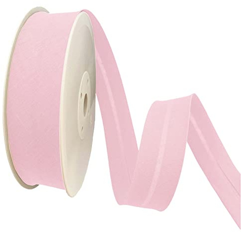 TEXTEX = Sbieco Largo 20 mm. 50% Cotone e 50% Poliestere. Pezzo da 10m - (Rosa)