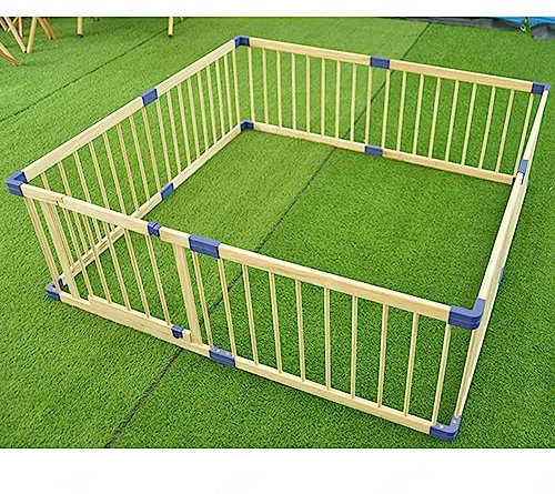 Parc Bébé 120x160cm140x200cm150x180cm, Clôture Pour Bébé en Bois, Grande Clôture Centre D'activité Pour Enfants, Pliable/portable Parc De Jeu Pour Bébé,160x200cm