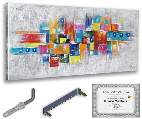 Monica Mirafiori I 100% HANDGEMALT I Gemälde ... in my mind 100x50cm | Gemälde Handgemalt | Acrylgemälde | Sehr Großes Acrylbild I Moderne Kunst I Kunstbilder