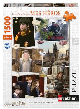 Nathan Puzzle 1500 Teile, Willkommen in Hogwarts, Harry Potter, Erwachsene und Kinder ab 14 Jahren, Premium-Puzzle, Meine Helden, Kollektion Meine Helden, 12000948