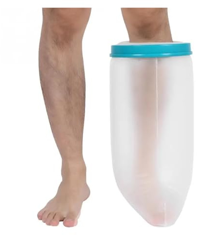 HWJFDC Funda Escayola Pierna Vendaje de Yeso Ajustable Impermeable Protector de heridas Fractura Brazo Pierna pie Rodilla Cubierta Ducha niños Rodilla Terapia Protector(Children Leg)