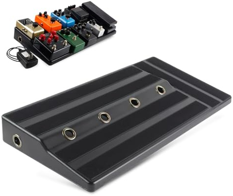 SHOWERORO Guitar Effects Pedal Board Tragbares Und Leichtes Effektpedal-board Mit Sicherer Kabelmanagement Und Stabiler Konstruktion Für Musiker Unterwegs