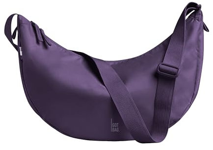 GOT BAG Crossbody Moon Bag | Halbmond Handtasche Wasserabweisend | Stylische Umhängetasche mit verstellbarem Gurt (ocean dusk, large)