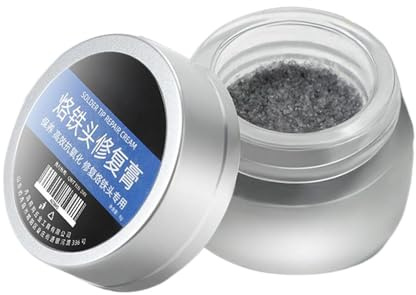 Nettoyant pour pointes de soudure – Pâte de flux de fer à souder – Fournitures de soudure, équipement de brasage, accessoires de soudage, non acide pour la plupart des appareils électroniques