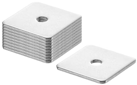 QUARKZMAN 20Pcs 1-3/16 Piastra Quadrata Piastra di Supporto Spessore 0.08 | 304 Acciaio Inossidabile, per Bullone da 3/16, Spaziatore Guarnizione, Rondella Piatta, per Riparazione