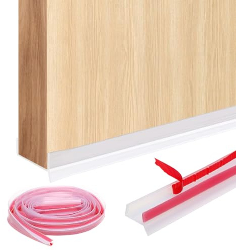 RANJIMA Küchenleiste Abdichtungsprofil, Sockelprofil Sockelblendenprofil für 15mm 16mm 17mm, Wasserdichter Sockelleiste Küche Sockelprofil Dichtung Abdichtungsprofil für Küchensockel (Transparent, 5M)