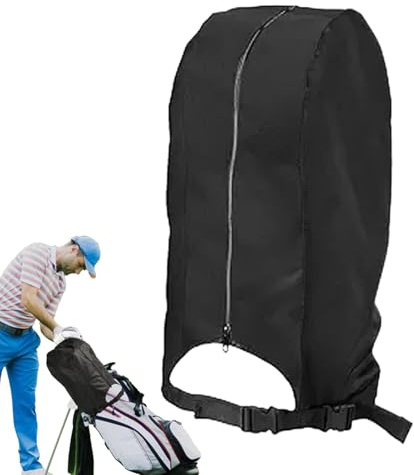 Golf Bag Cover - Wasserdichter Golftaschen-Schutz,Faltbarer Leichter Schlägerschutz, Wetterfeste Regenhaube Für Golfplatz Und Übungsbereich