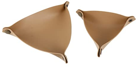 BESPORTBLE 2 Pièces Plateau de Rangement Cuir PU Plateau pour Divers Élégant et Durable pour Décoration Intérieur