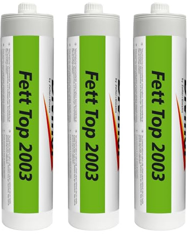 Divinol 23980 500g Kartusche Schmierfett, Universalfett, KFZ-Schmierung, wasserbeständig, teilsynthetisches, wasserabweisendes Langzeitschmierfett mit sehr gutem Haftungsvermögen (3x500g)