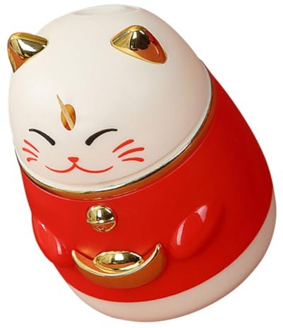 LOLIPPYY Dispenser Stuzzicadenti in Forma Gatto Adorabile Grande capacità per Cucina e Casa Contenitore Pratico e Simpatico Regalo Funzionale