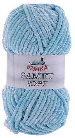 100g Strickgarn Samet Soft Chenille-Strickgarn Samtwolle Strickwolle flauschig Farbwahl