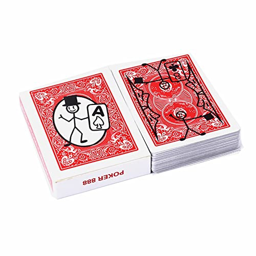 ZQION Magisches Cartoon-Karttoon-Deck, Zaubertricks, Spielkarte, Gimmick Toon, Animations-Vorhersage, lustige magische Requisiten, Anfänger, Zauberkarten