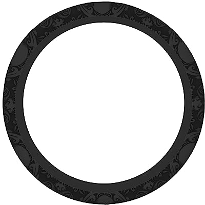 Lenkradbezug mit Gothic-Totenkopf-Muster, elastisch, rutschfest, Autozubehör für Damen