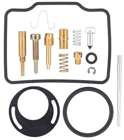 Vergaser Reparatursatz Umbausatz Motorrad Dichtung Vergaserdichtsatz Schwimmerkammer Hauptdüse Düsennadel Nadeldüse Gemischschraube O-Ring Motorradvergaser für Honda CB 50J CB 50 J 1980 1981 1982 1983