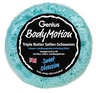 Genius Body Motion Triple Butter Seifen-Schwamm Duftnote Sweet Obsession