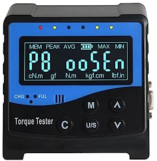 OutFyt 50 Nm tragbarer Drehmomentschlüssel-Tester, kalibrieren 1% Drehmomentadapter, Anzugsschrauben, Drehmoment und Befestigungselemente Hochpräziser Drehmomentschlüssel