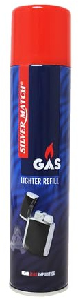 Feuerzeuggas 300 ml für Feuerzeuge mit 5 Adaptern | Near Zero impurities | Flambierbrenner | Nachfüllgas Nachfüller Gas | Sturmfeuerzeuge Stabfeuerzeug