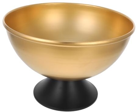 Kisangel Joli Vase À Fleurs sur Pied en Fer pour Fleurs Élégant Bol en Forme De Centre De Table De Mariage