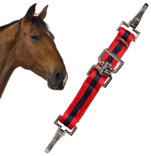 DONGKER Horse Lunging Strap,Equestrian Conditioning Attachment Tow Strap with Quick Release Swivel Buckle for Horse Training Improve Control Performance