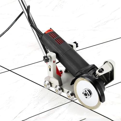 Kit d'outils de calfeutrage, machine de découpe de joints de carreaux de céramique, machine de nettoyage de joints de coupe électrique, avec 4 lames de scie de 1,2 po d'épaisseur, kit de réparation de