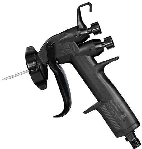 3M Performance Spray Gun 2, 26852, HVLP, Black | Paint gun for Pressure and Gravity Spray-Painting, For Industrial Paint and Coating Applications