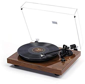 Turntable LP Vinyl Gramophone Bluetooth Record Player Metal Vinyl Player