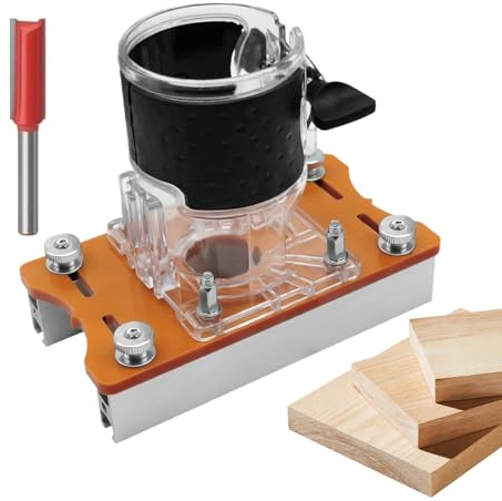 Fresatrice Legno E Tagliabordi 2 In 1 Utensile Manuale Regolabile Portatile | Macchina Per Incisione Laminato Elettrica A Mano Per Casa Hobby Artigianato Riparazione Giardino Faleg