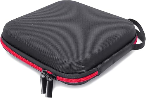 Reinforced Hard Carrying Case for External Blu-ray DVD CD Player Shock-Proof Large Storage Bag, Abrasion Resistant Protective Travel Carry Case for DVD BD Burner Portable USB Optical Drive