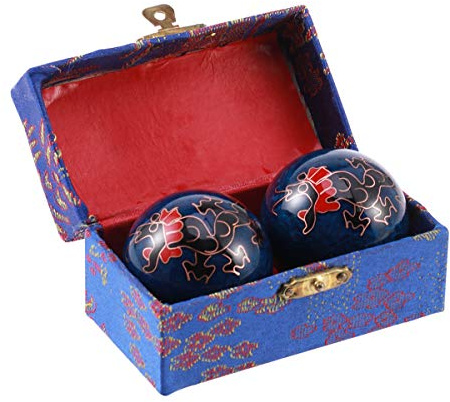 Healifty Chinesische Baoding Massagebälle 4.5Cm Handball Für Rehabilitation Handtherapie Und Stressabbau Wellness Massage