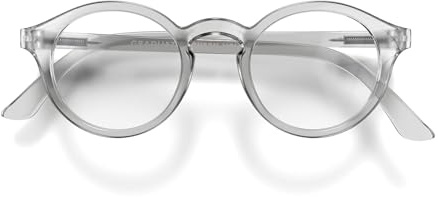 LONDON MOLE® Graduate lesebrille | Coole runde pantoförmige lesegeräte | Herren damen unisex | Federscharniere