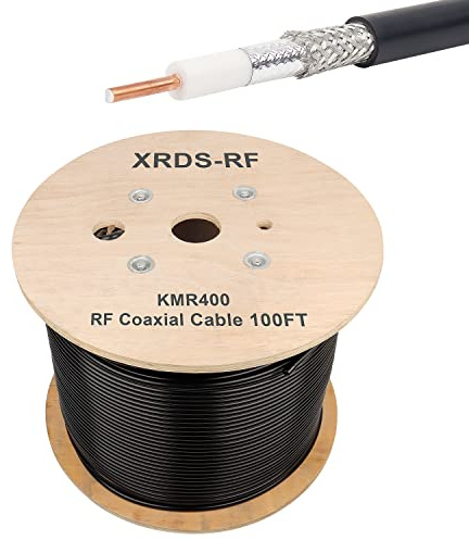 XRDS -RF Cavo coassiale KMR400 rf 50 Ohm cavo coassiale a bassa perdita con NESSUN connettori 100FT