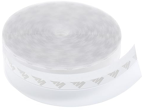 Bande d'étanchéité transparente de 10 m pour bas de porte et fenêtre, coupe-vent, insonorisante, anti-insectes et anti-poussière