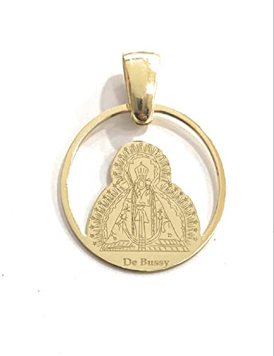 De Bussy Medalla Virgen de la Cabeza en Plata de Ley Cubierta de Oro de 18kt. 20mm